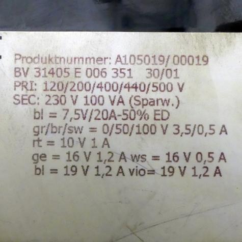 Schweißtransformator  Gebraucht