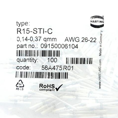 100 pieces Contact R15-STI-C New FS