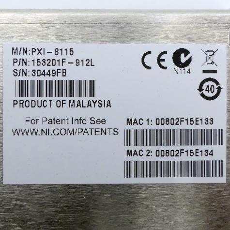 PXI Embedded controller  Used