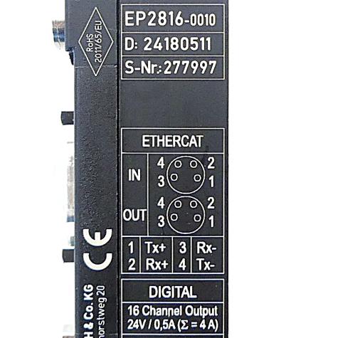 EtherCAT Box, 16-channel-digital-output  Used
