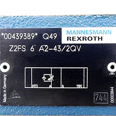 Drosselrückschlagventil Z2FS 6 A2-A3/2QV Gebraucht