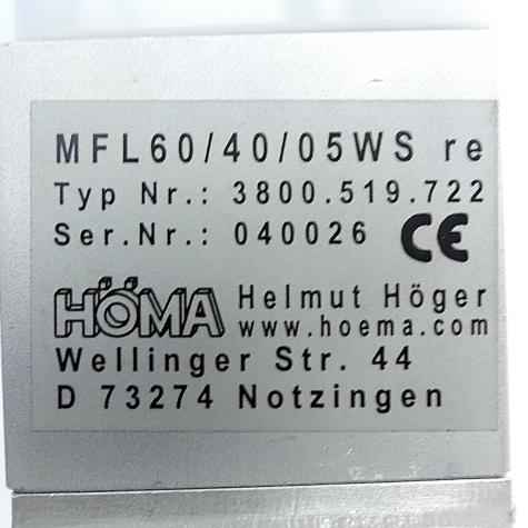 Lamp MFL60/40/05WS Used