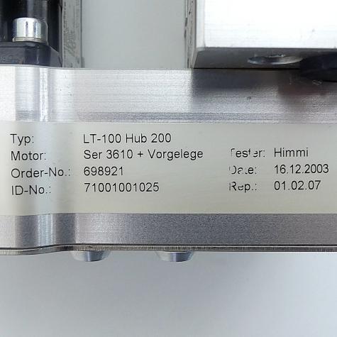 Lineartisch mit AC-Servomotor LT-100KS10-200-SER3610-V Gebraucht