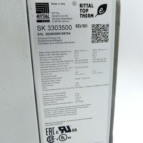 Schaltschrank - Kühlgerät  Gebraucht