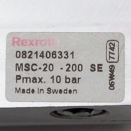 Schlitten MSC-20-200 SE Gebraucht