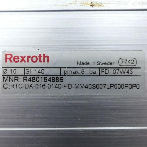 Kolbenstangenloser Zylinder RTC-DA-016-0140-HD-MM40S007LP000P0P0 Gebraucht