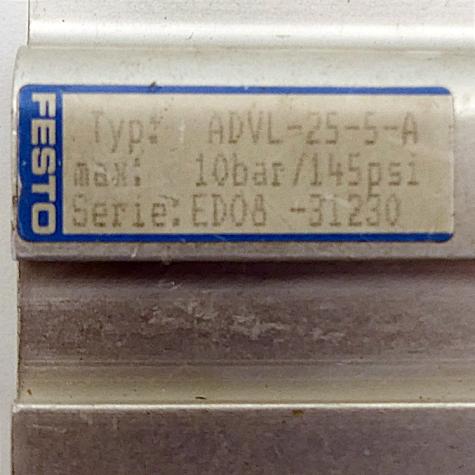 Pneumatic cylinder ADVL-25-5-A Used