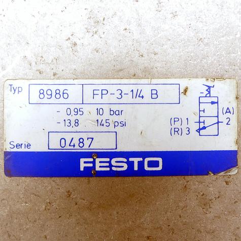 Fußrastventil FP-3-1/4 B  Gebraucht