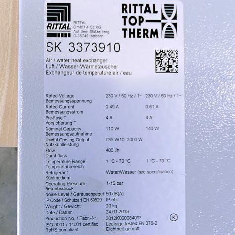 air/water heat exchanger SK 3373.910 