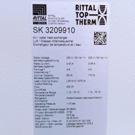 air/water heat exchanger SK 3209.910 New FS