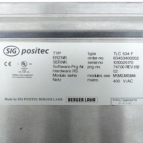 Twin Line AC servo motor control TLC534 F -/HIFA/-/PBDP Used