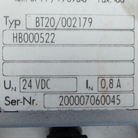 Bedienterminal BT20/002179 Gebraucht