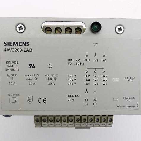 power supply 4AV3200-2AB Used