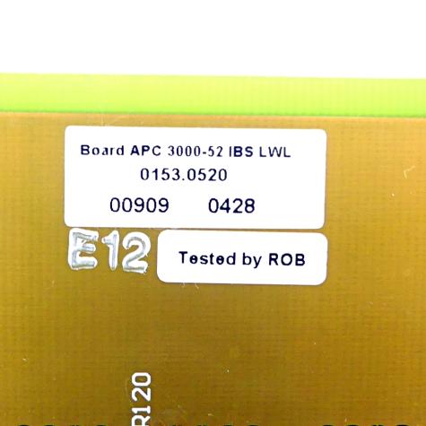 BOARD APC-3000-52 IBS LWL  New FS