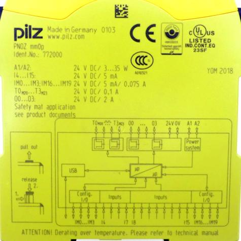 Safety Relay PN0Z mm0p Used