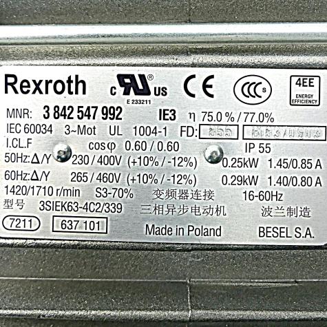 Drehstrommotor 3842547992 IEC 60034 Gebraucht