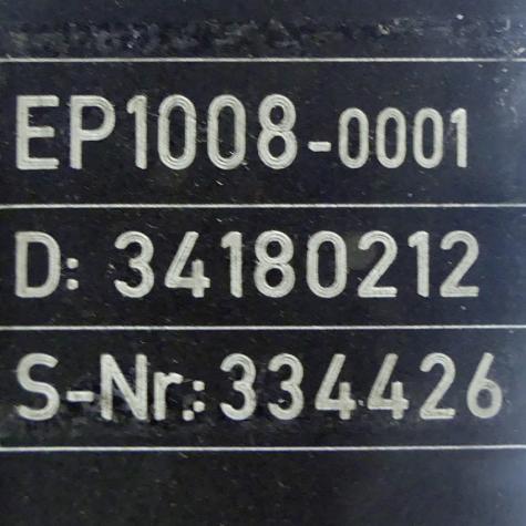 EtherCAT Box 8DI  Used