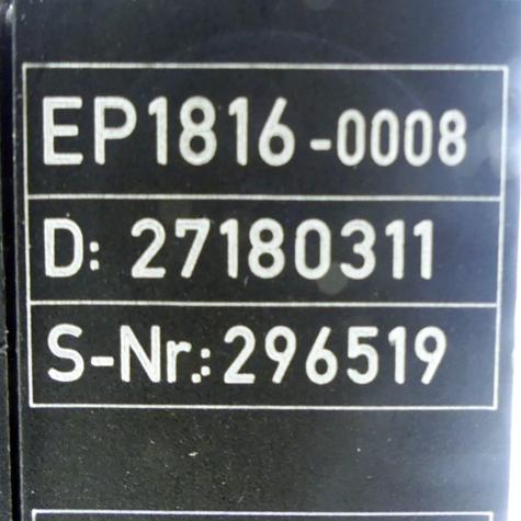 EtherCAT Box 16DI D-Sub  Gebraucht