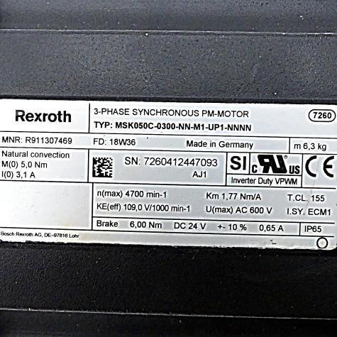 Servomotor MSK050C-0300-NN-M1-UP1-NNNN Gebraucht