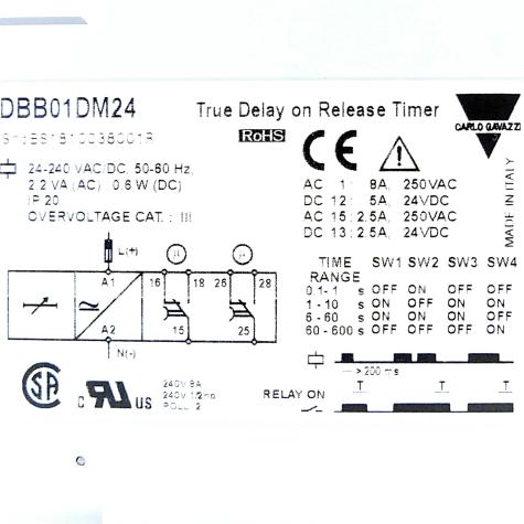 Zeitrelais PBB01DM24 Gebraucht