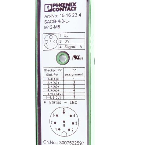 Verteilerbox SACB- 4/3-L-M12-M8 