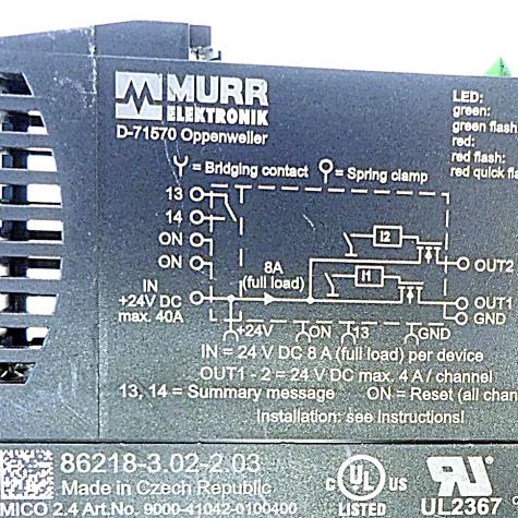 Load circuit monitoring  Used