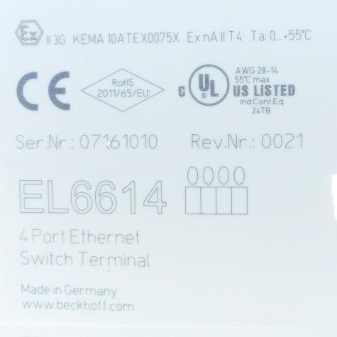 EtherCAT Terminal  Refurbished