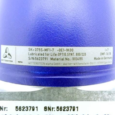 Hypoidgetriebe SK+075S-MF1-7 Gebraucht