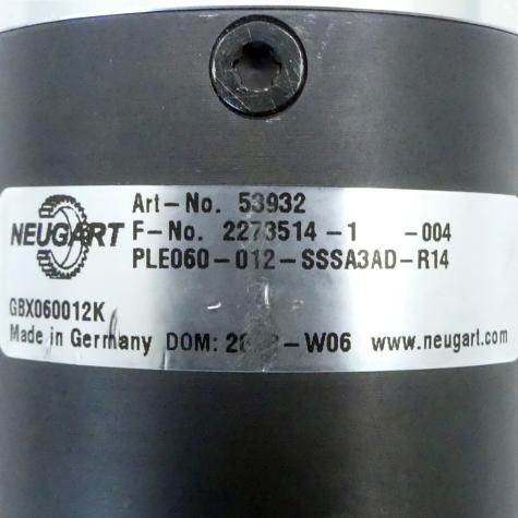 Planetary gears PLE060-012-SSSA3AD-R14 Used
