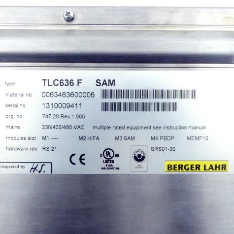 Twin Line AC-Servomotorsteuerung TLC636 F -/HIFA/SAM/PBDP Gebraucht