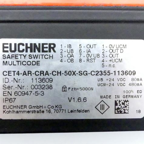 Berührungsloser Sicherheitsschalter 113609 Gebraucht
