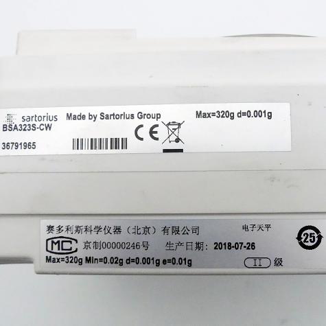 Präzisionswaage BSA323S-CW Gebraucht