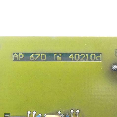 Exit card AP670  Used
