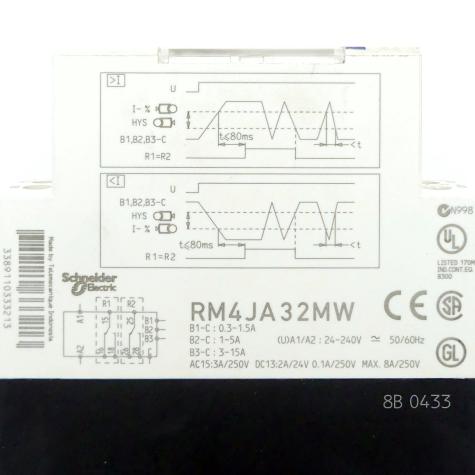 Current measurement relay  Used