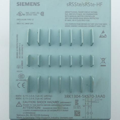 Reversing starter 3RK1304-5KS70-3AA0  Used