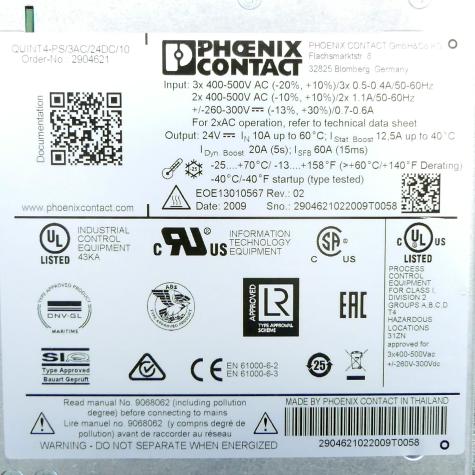 Power supply  Used