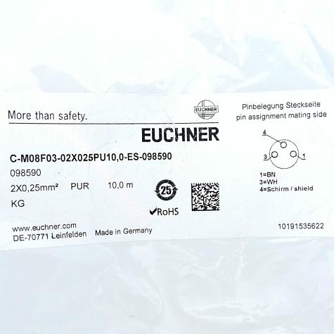 Anschlussleitung mit abgewinkelten Steckverbinder 098590 Neu OVP