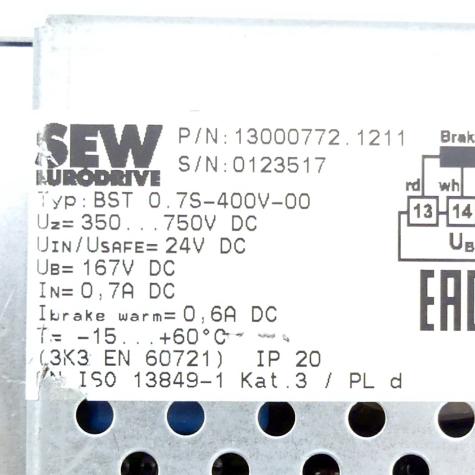 Braking Module BST 0.7S-400V-00 Used