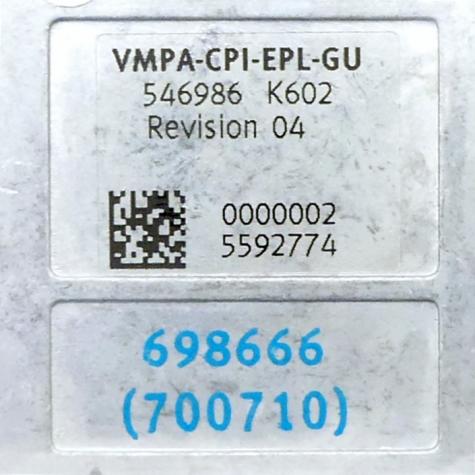 Elektirk-Anschaltung VMPA-CPI-EPL-GU 546986 Gebraucht