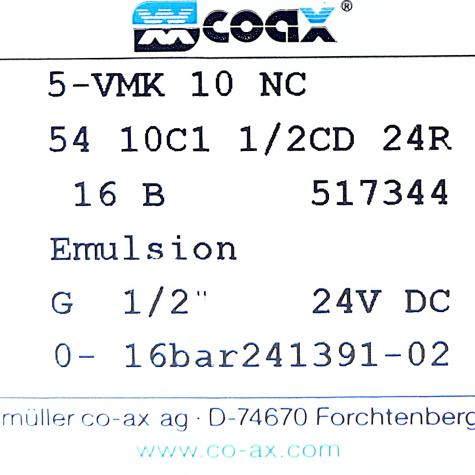2/2 Wegeventil 517344 Neu