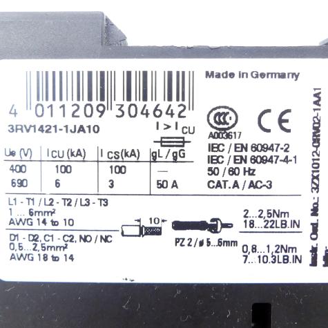 Motor protection switch  