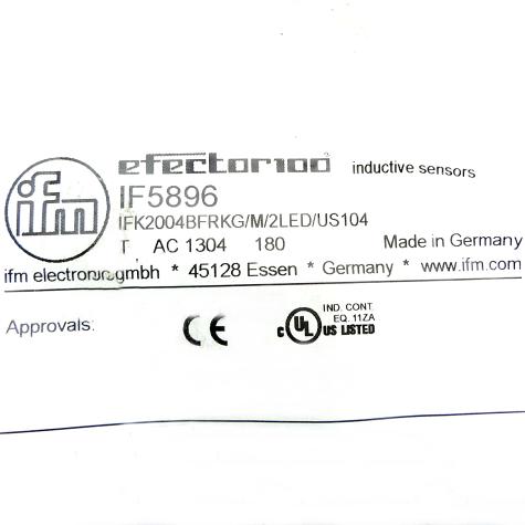 Induktiver Sensor IFK2004BFRKG/2LED/US-104 Neu OVP