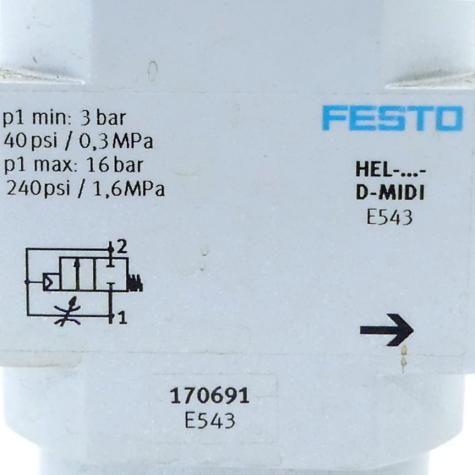 Einschaltventil 170691 Gebraucht