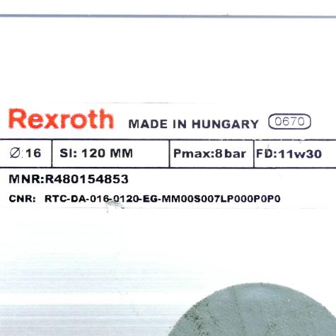 Rodless cylinder RTC-DA-016-0120-EG-MM007LP000P0P0 Used