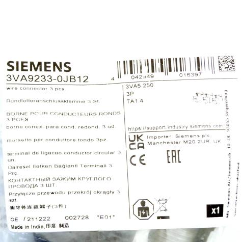 Wire connector 3pcs.  New FS