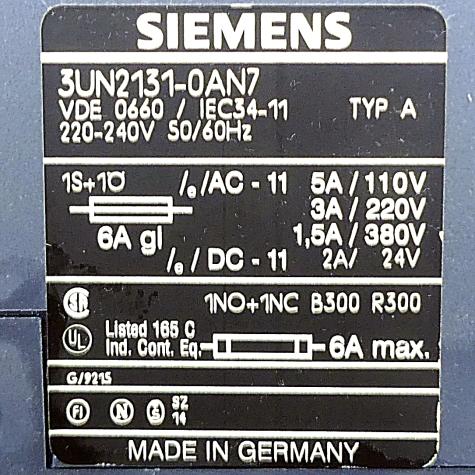Therminstor Motor Protection 3UN21 