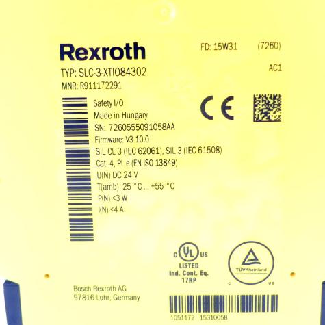 Input/output module SLC-3-XTI084302  