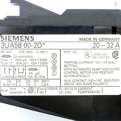 Overload relay 20-32A Used