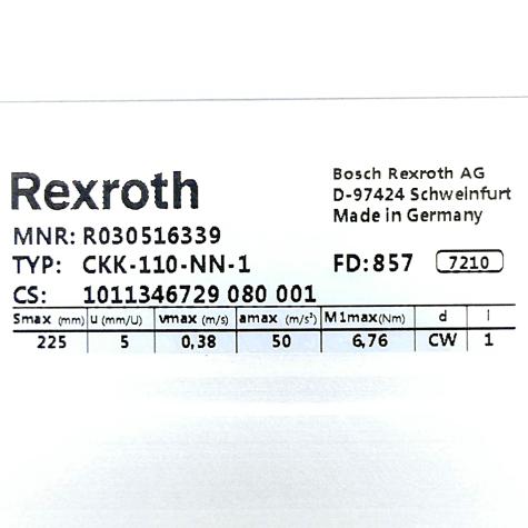 Linearmodul CKK-110-NN-1 Gebraucht