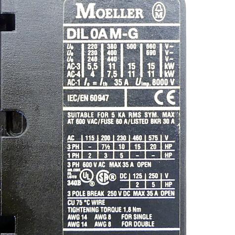 Power contactor  Used